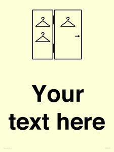 Custom information:  Large Changing room